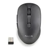 NGS EVO RUST BLACK RATON INALAMBRICO USB 1600DPI - 5 BOTONES - RECARGABLE - USO DIESTRO