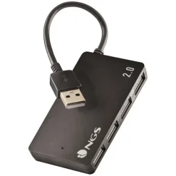 NGS IHUB4 TINY HUB USB 2.0 - 4 PUERTOS USB 2.0 - VELOCIDAD HASTA 480MBPS