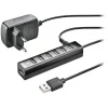 NGS IHUB7 TINY HUB USB 2.0 - 7 PUERTOS USB 2.0 - ADAPTADOR DE CORRIENTE - VELOCIDAD HASTA 480MBPS