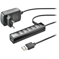 NGS IHUB7 TINY HUB USB 2.0 - 7 PUERTOS USB 2.0 - ADAPTADOR DE CORRIENTE - VELOCIDAD HASTA 480MBPS