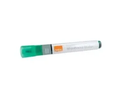 NOBO CAJA DE 10 ROTULADORES PARA PIZARRA BLANCA - PUNTA REDONDA 3MM - TINTA LIQUIDA - NIVEL DE TINTA - COLOR VERDE