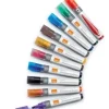 NOBO CAJA DE 10 ROTULADORES PARA PIZARRA BLANCA - PUNTA REDONDA 3MM - TINTA LIQUIDA - NIVEL DE TINTA - COLORES SURTIDOS