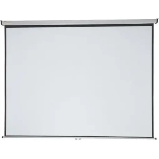 NOBO PANTALLA PROYECCION PARED 2400X1813MM BLANCA MATE 4:3 - MONTAJE EN PARED O TECHO - CARCASA PROTECTORA - ALTA CALIDAD DE PROYECCION - COLOR BLANCO