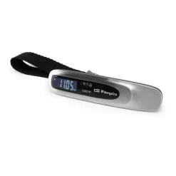 ORBEGOZO PC 4200 PESO MALETAS COMPACTO - PRECISO Y LIGERO - AJUSTE DE OBJETIVO DE PESO - MATERIALES RESISTENTES - SENSOR DE ALTA PRECISION - PESA HASTA 50 KG/110 LB - FUNCION TARA - PANTALLA LCD