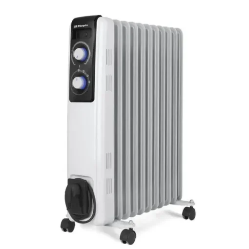ORBEGOZO RF RADIADOR DE ACEITE CONFORT SERIES - POTENCIA AJUSTABLE - ALTA INERCIA TERMICA - SEGURO Y SILENCIOSO - FACIL DE TRANSPORTAR - DISEÑO MODERNO