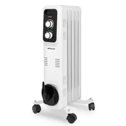 ORBEGOZO RL 1000 RADIADOR DE ACEITE ELEGANCE - POTENTE Y SEGURO - INERCIA TERMICA - PROTECCION ANTIVUELCO - FACIL MANEJO Y SILENCIOSO