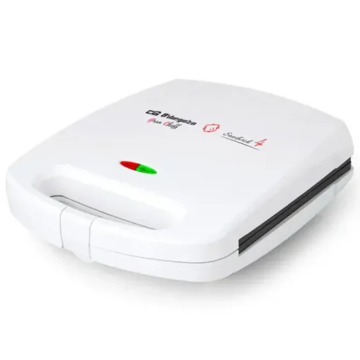 ORBEGOZO SW 7100 SANDWICHERA DURADERA Y COMPLETA - POTENCIA 1500W - ANTIADHERENTE - ALMACENAMIENTO VERTICAL Y HORIZONTAL - PROTECCION SOBRECALENTAMIENTO