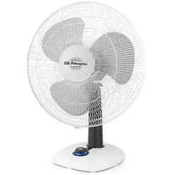 ORBEGOZO TF 0123 VENTILADOR DE SOBREMESA - POTENTE FLUJO DE AIRE UNIFORME - DISEÑO MODERNO Y ESTILIZADO - FUNCION DE OSCILACION Y REGULABLE EN INCLINACION - SILENCIOSO Y SEGURO