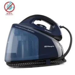 ORBEGOZO VP 8550 CENTRO DE PLANCHADO PROFESIONAL POTENCIA DE 2400W - DEPOSITO XL DE 1.2L - SUELA DE TEFLON ANTIDESLIZANTE - VAPOR CONTINUO DE 100 MG/MIN - SEGURO Y EFICIENTE