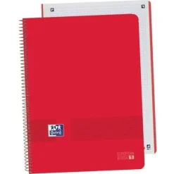 OXFORD BLOC OXFORD A4+ 80H T.EXTD CN5MM ROJO 400149359