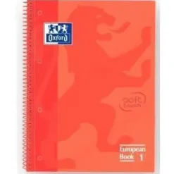 OXFORD BLOC OXFORD A4+ 80H T.EXTD CN5MM CORAL 400075554