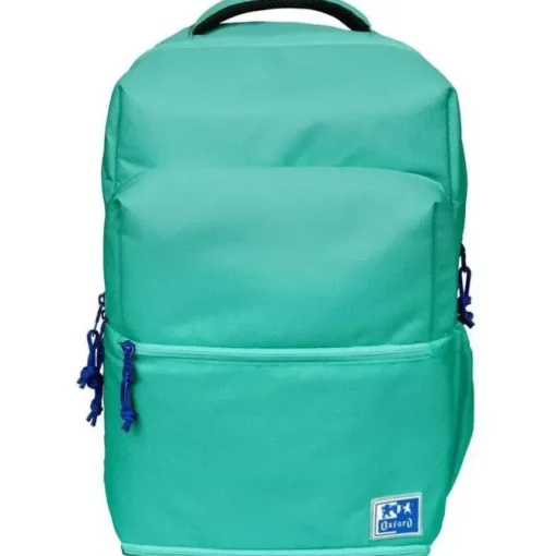 OXFORD +LB B-OUT MOCHILA ESCOLAR - COMPARTIMENTO ISOTERMICO - CREMALLERA EXPANDIBLE - TIRANTES ACOLCHADOS Y AJUSTABLES - TAMAÑO 42X30X15CM - COLOR TURQUESA