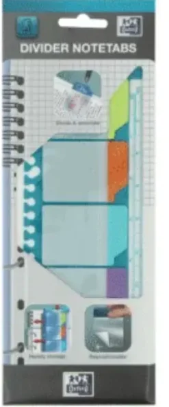 OXFORD REGLA Y SEPARADORES AUTOADHESIVOS CARPEBLOC INDICES REPOSICIONABLES