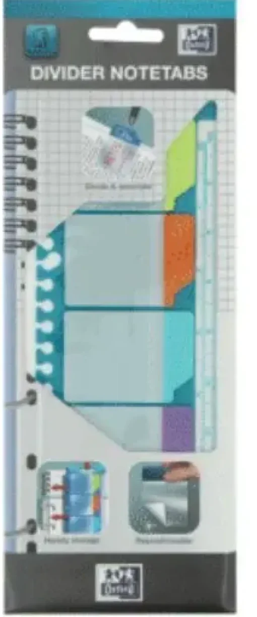OXFORD REGLA Y SEPARADORES AUTOADHESIVOS CARPEBLOC INDICES REPOSICIONABLES