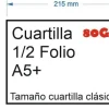 PAPEL 500HOJAS CUARTILLA 80GR 157,5X215MM NAVIGATOR HOJAS SUELTAS PARA IMPRESORA