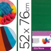 PAPEL SEDA LIDERPAPEL VERDE OSCURO 52X76CM 18 GR/M2 PAQUETE DE 25 HOJAS