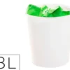 PAPELERA PLASTICO ARCHIVO 2000 ECOGREEN 100% RECICLADA 18 LITROS COLOR BLANCO PASTEL