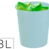 PAPELERA PLASTICO ARCHIVO 2000 ECOGREEN 100% RECICLADA 18 LITROS COLOR AZUL PASTEL