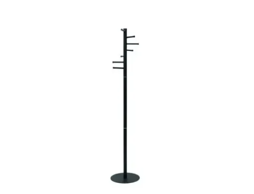 PERCHERO ROCADA MAULCAURUS 7 COLGADORES COLOR NEGRO 350X350X1770 MM
