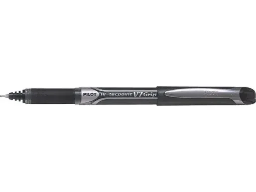 PILOT BOLIGRAFO DE TINTA LIQUIDA HI-TECPOINT V7 GRIP - PUNTA FINA DE AGUJA 0.7MM - TRAZO 0.4MM - COLOR NEGRO