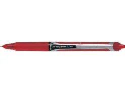 PILOT BOLIGRAFO DE TINTA LIQUIDA HI-TECPOINT V7 RT - RETRACTIL - RECARGABLE - PUNTA FINA DE AGUJA 0.7MM - TRAZO 0.35MM - COLOR ROJO