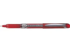PILOT BOLIGRAFO DE TINTA LIQUIDA HI-TECPOINT V7 GRIP - PUNTA FINA DE AGUJA 0.7MM - TRAZO 0.4MM - COLOR ROJO