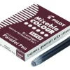 PILOT PACK DE 6 RECARGAS PARA PLUMA ESTILOGRAFICA PARALLEL - CAPACIDAD 1ML - COLOR SEPIA