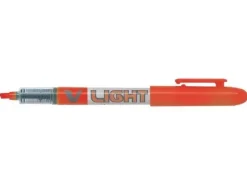 PILOT ROTULADOR MARCADOR V-LIGHT - PUNTA BISELADA 3.60MM - TRAZO DE 3.30MM - COLOR NARANJA