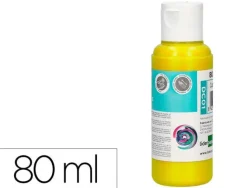 PINTURA ACRILICA LIDERPAPEL BOTE DE 80 ML AMARILLO
