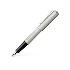 PLUMA FABER CASTEL HEXO PLATA MATE