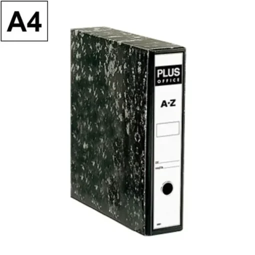 PLUS OFFICE ARCHIVADOR PLUS A4 NAT. NEGRO FORRADO 2061 MAK180091