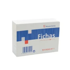 PLUS OFFICE FICHAS MK RAYADAS 65X95 N1 100U 500501 MAK180317