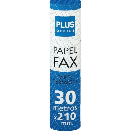 PLUS OFFICE PAPEL FAX PLUS TERMICO 210MMX30MX12 4103012 MAK001052
