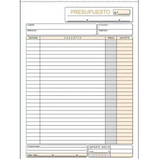 PLUS OFFICE TALONARIO F PRES.N DUP AUT T96 T96 MAK035101