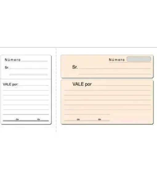PLUS OFFICE TALONARIO MK VALES 3 DE Fº ORIGINAL T14 MAK001418