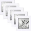PORTAFOTO MARCO 13X13CM MADERA BLANCO CUADRADO