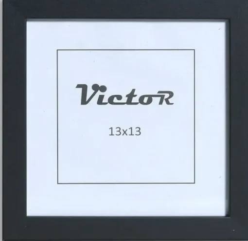 PORTAFOTO MARCO 15X15CM MADERA NEGRO CUADRADO