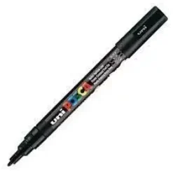 POSCA PC-3M NEGRO 0,9-1,3MM PUNTA MEDIA