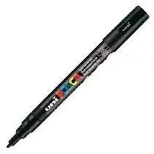 POSCA PC-3M NEGRO 0,9-1,3MM PUNTA MEDIA