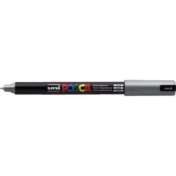 POSCA PC-1MR PLATA GRIS METALICO 0,7MM EXTRA FINO