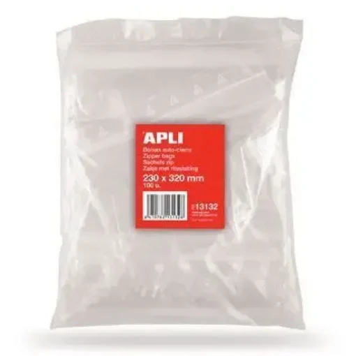 PREGIS PAQUETE 100 BOLSAS MINIGRIP 220X 310 MM. AP13132 REF. 99201