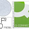 Q-CONNET CAJA DE 100 FUNDAS DE 4 TALADROS PARA PLANOS.PVC LISO.CORTE OBLICUO.DIMENS:297X210MM.REF.25320 KF06041 CS63467