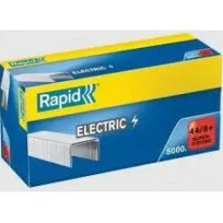RAPID CAJA 5000 GRAPAS PARA GRAPADORAS ELECTICAS 44/8 GALVANIZADA REF 11763000