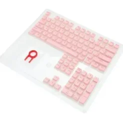 REDRAGON SCARAB A130 PACK DE 26 TECLAS - TECNOLOGIA DE INYECCION DOBLE DISPARO - CAPA TRANSLUCIDA - COLOR ROSA