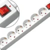 REGLETA 6 SALIDAS CON INTERRUPTOR