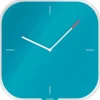 RELOJ LEITZ COSY DE PARED SILENCIOSO CRISTAL 30X30 CM AZUL
