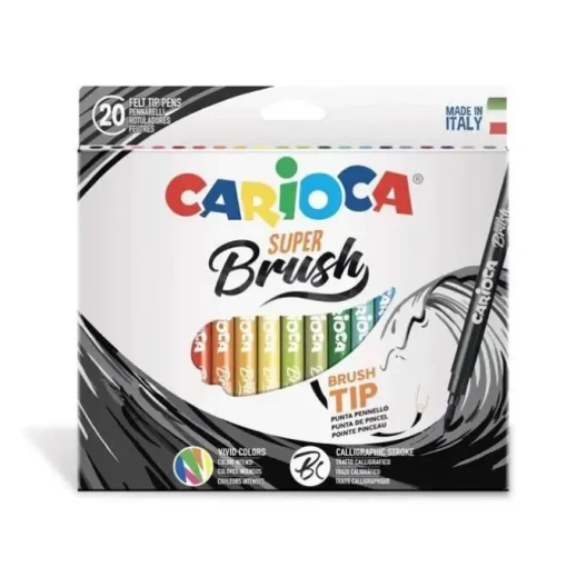 ROTULADOR CARIOCA PINCEL 20U 125018