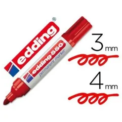 ROTULADOR EDDING 550 ROJO