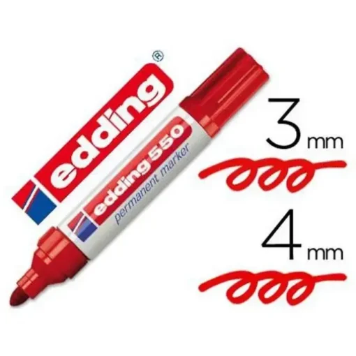 ROTULADOR EDDING 550 ROJO