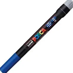 ROTULADOR UNI POSCA PINCEL AZUL OSCURO